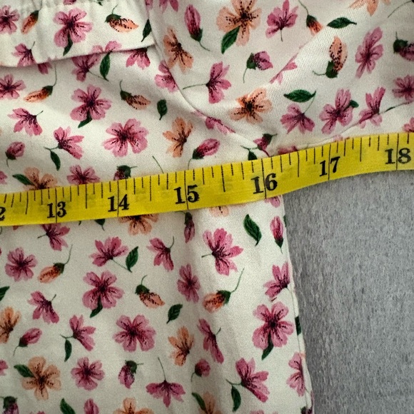 [Y8]ANGELA MCKAY X H&M Red FLORAL PARKA - Picture 6 of 8